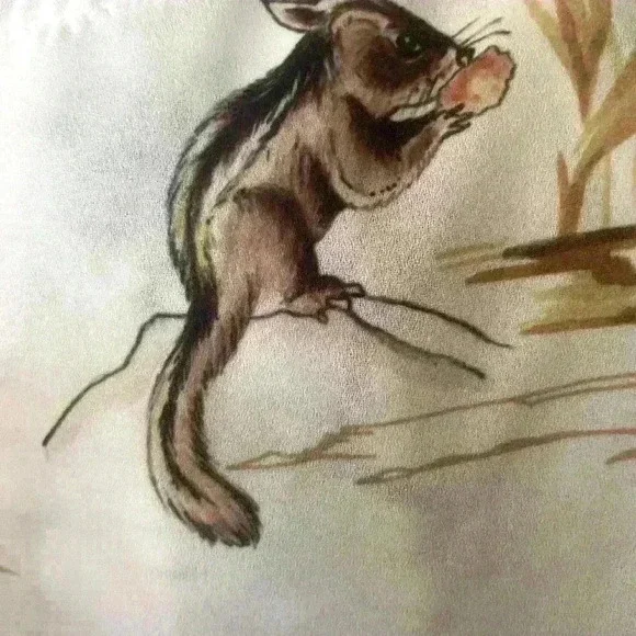 Westmoon Ruffle Sleeve Nature Pattern Blouse - Picture 11 of 11